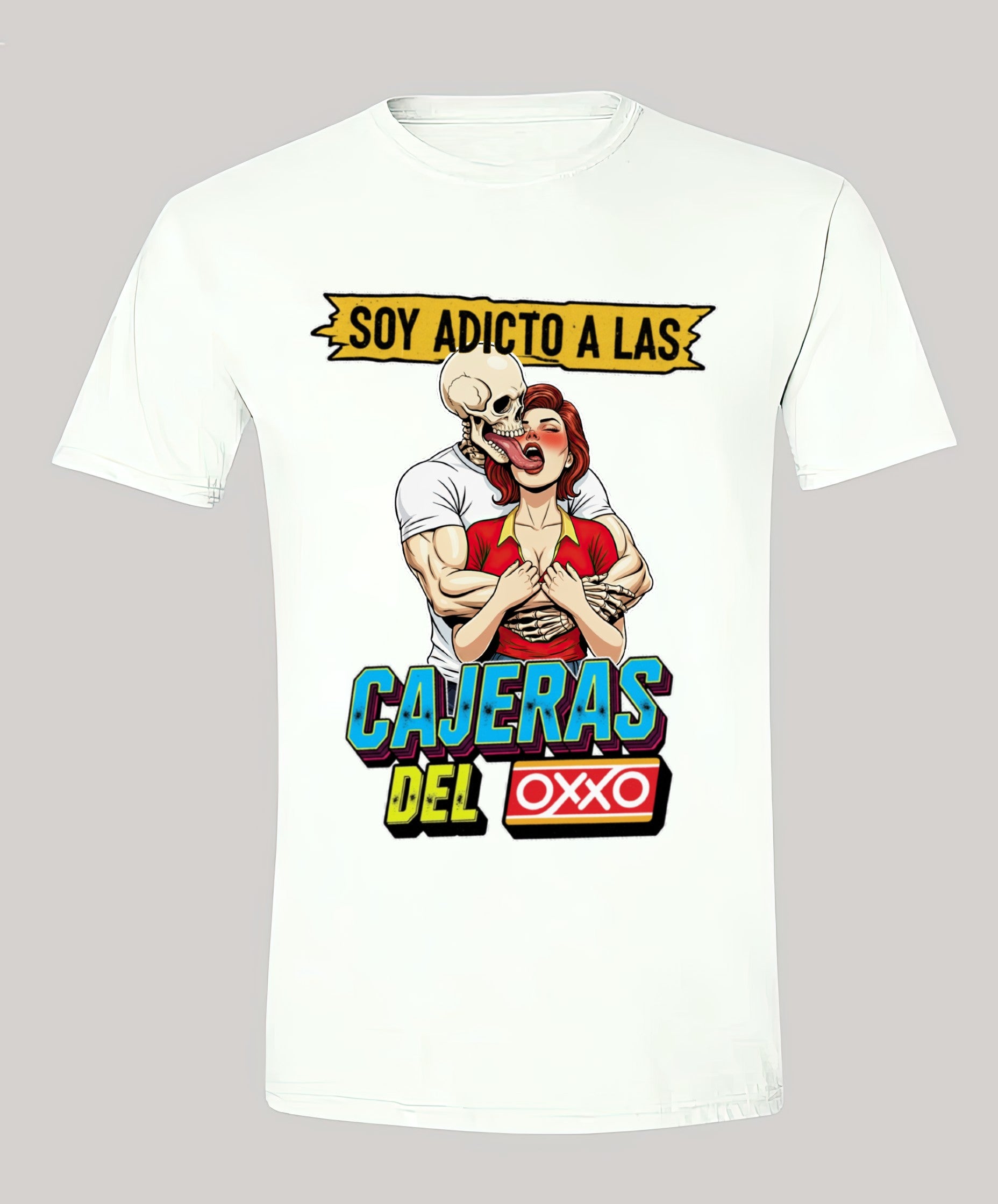 Playera Adicto a las cajeras del OXXO