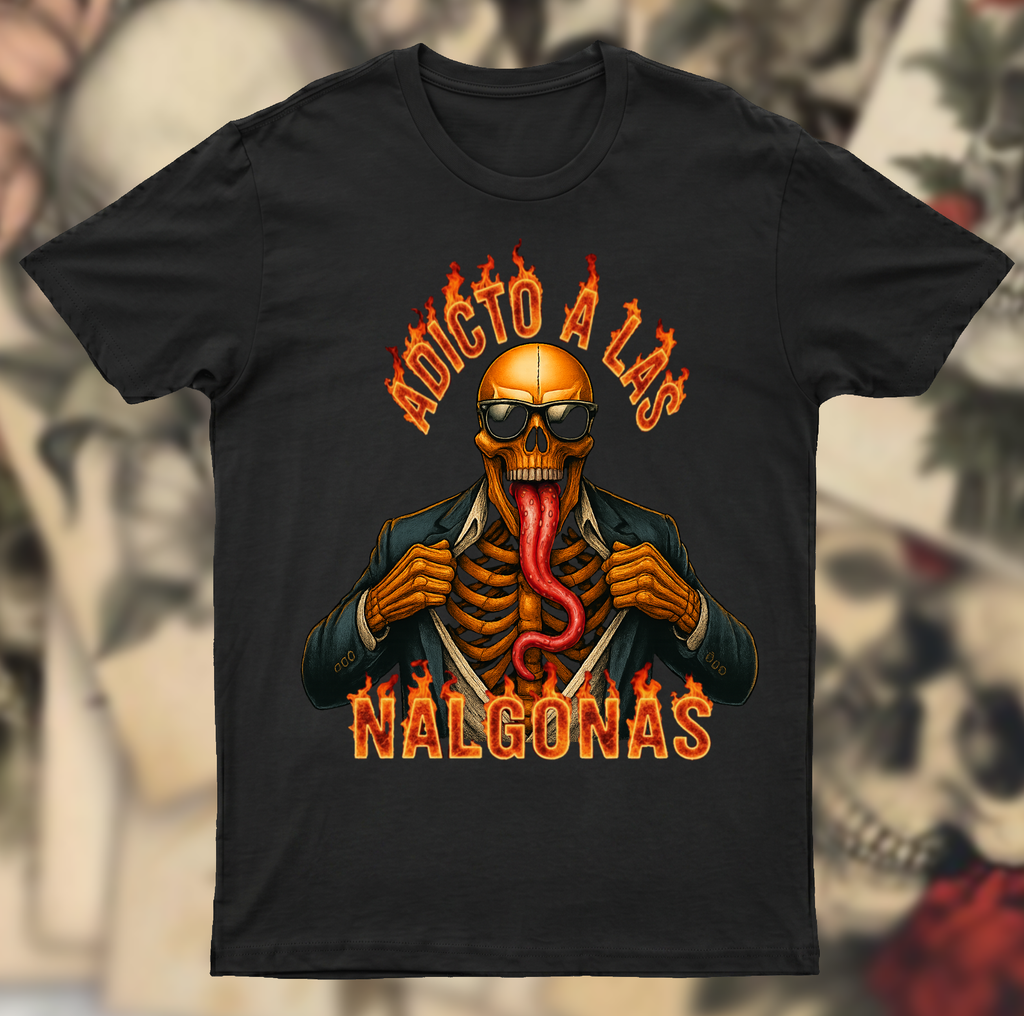 Playera Adicto a las nalgonas