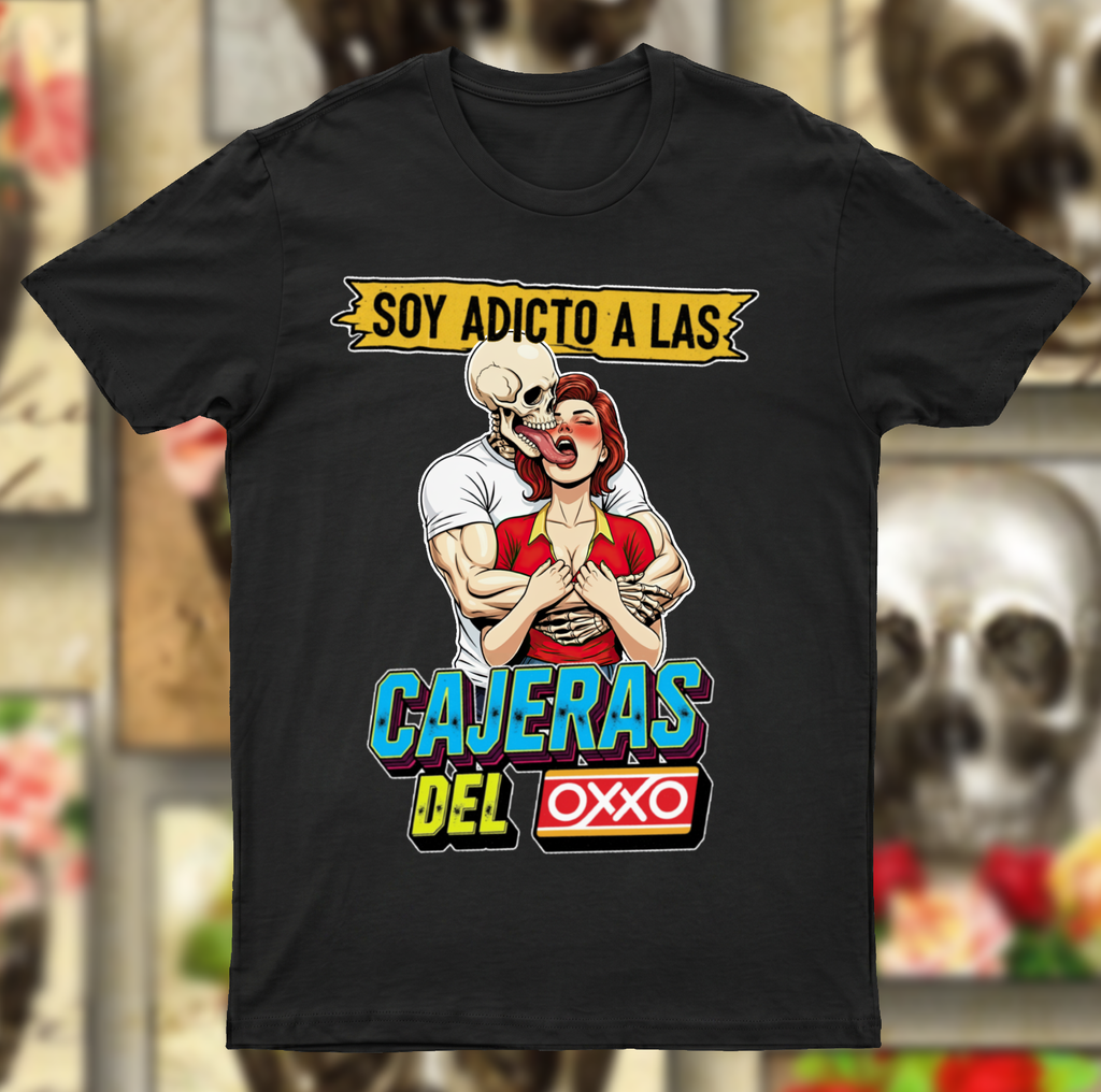 Playera Adicto a las cajeras del OXXO