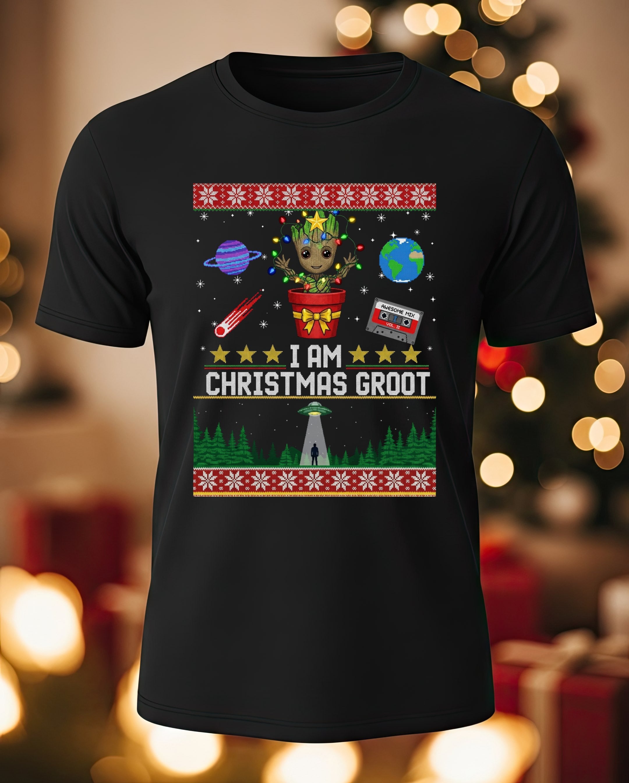 Playera I'M CHRISTMAS GROOT