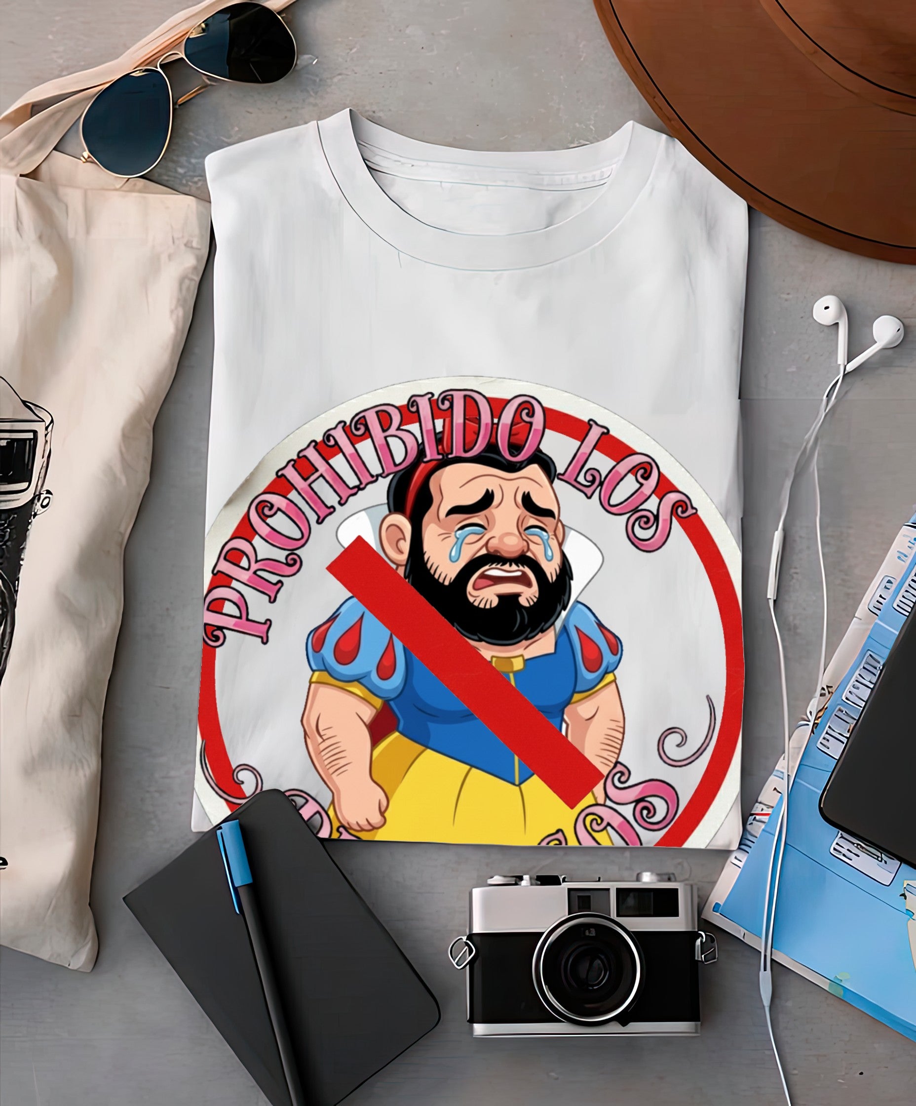 Playera PROHIBIDO LOS PRINCESOS