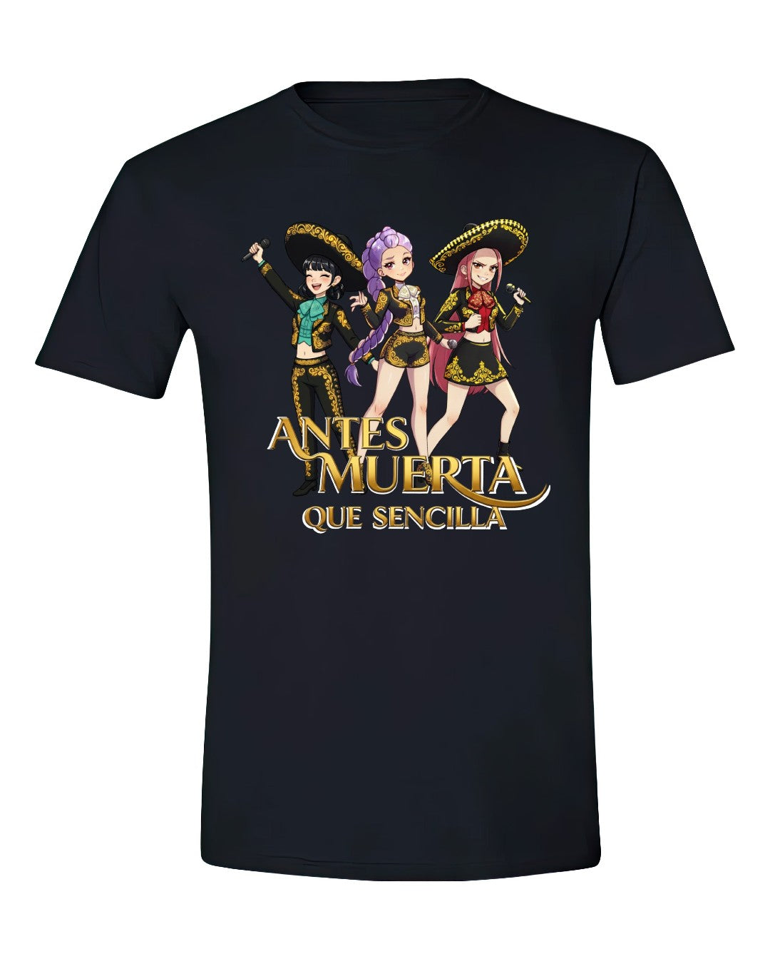Playera Antes muerta que sencilla sombreros