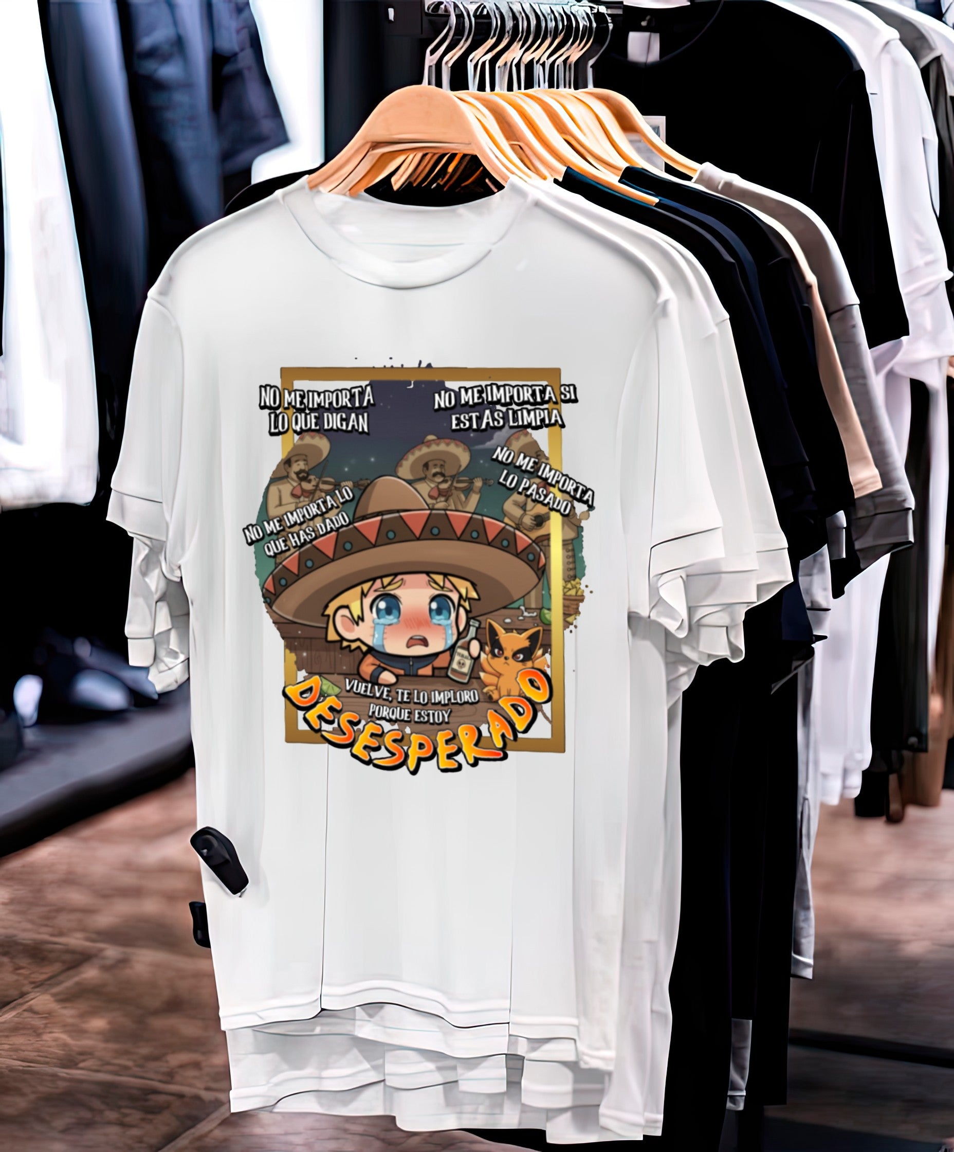 Playera VUELVE ESTOY DESESPERADO