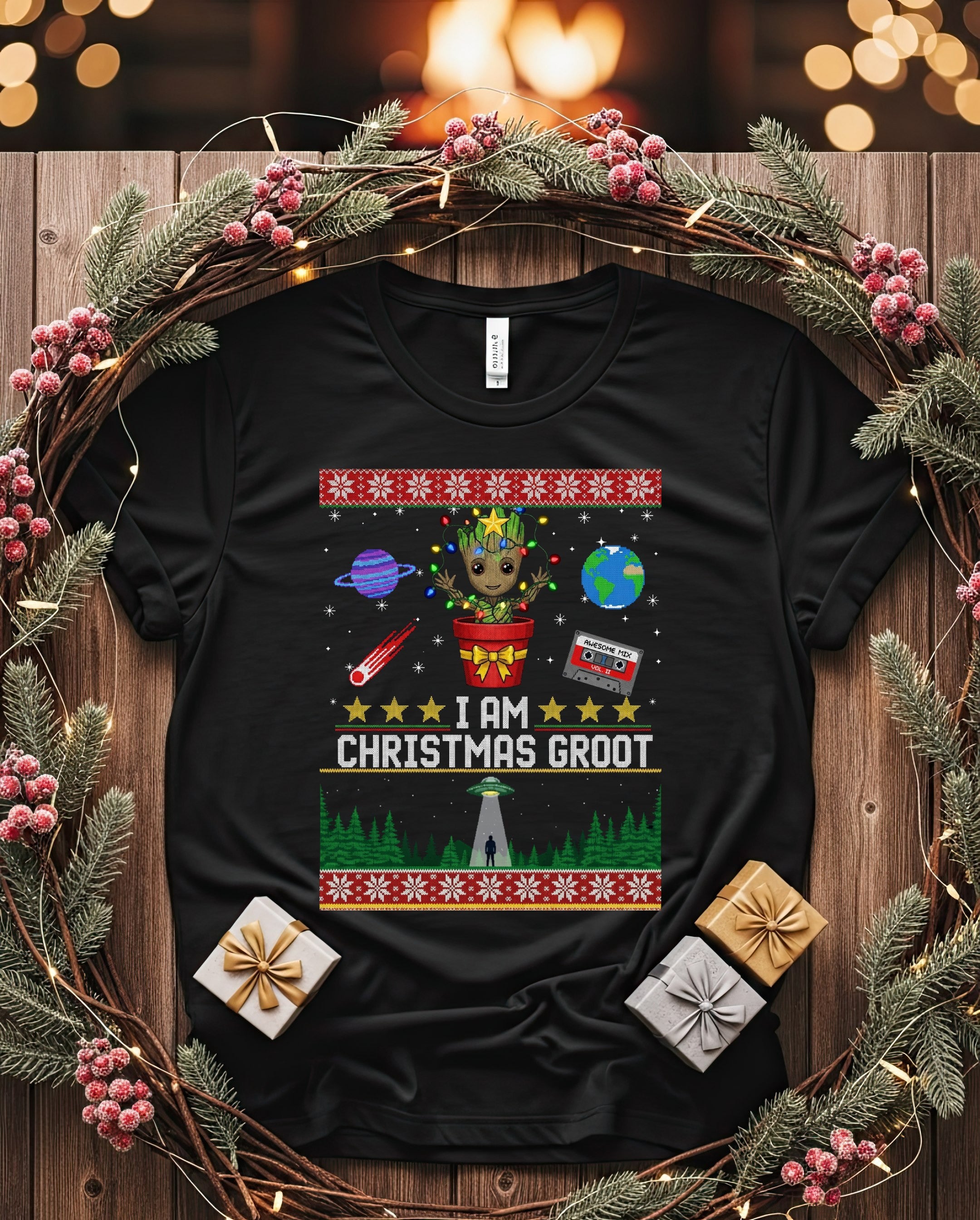 Playera I'M CHRISTMAS GROOT