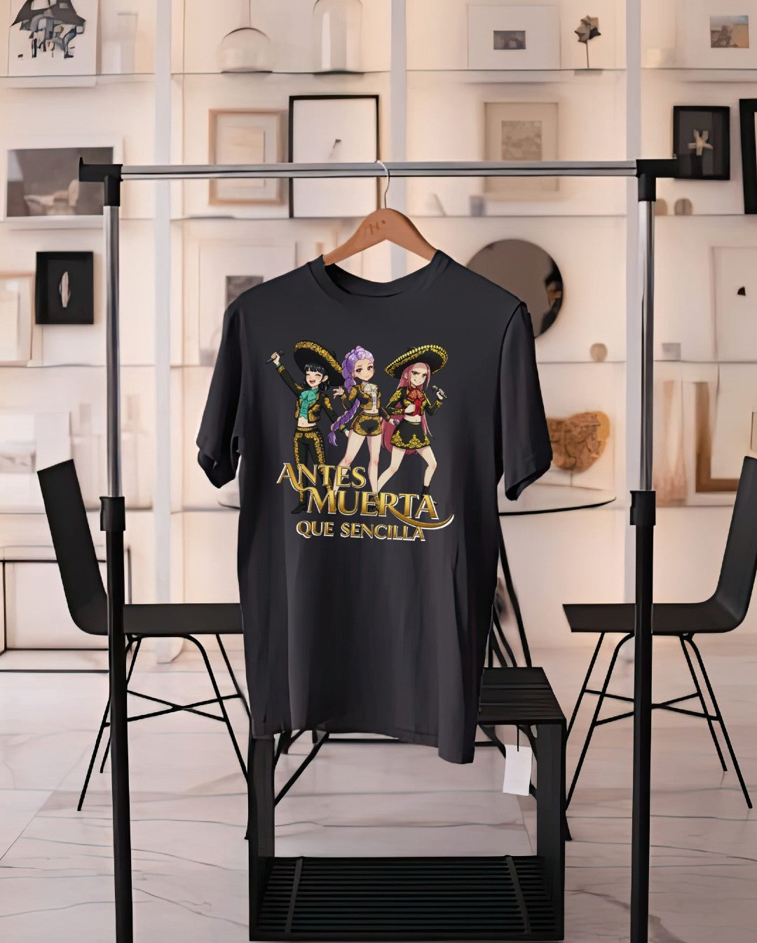 Playera Antes muerta que sencilla sombreros