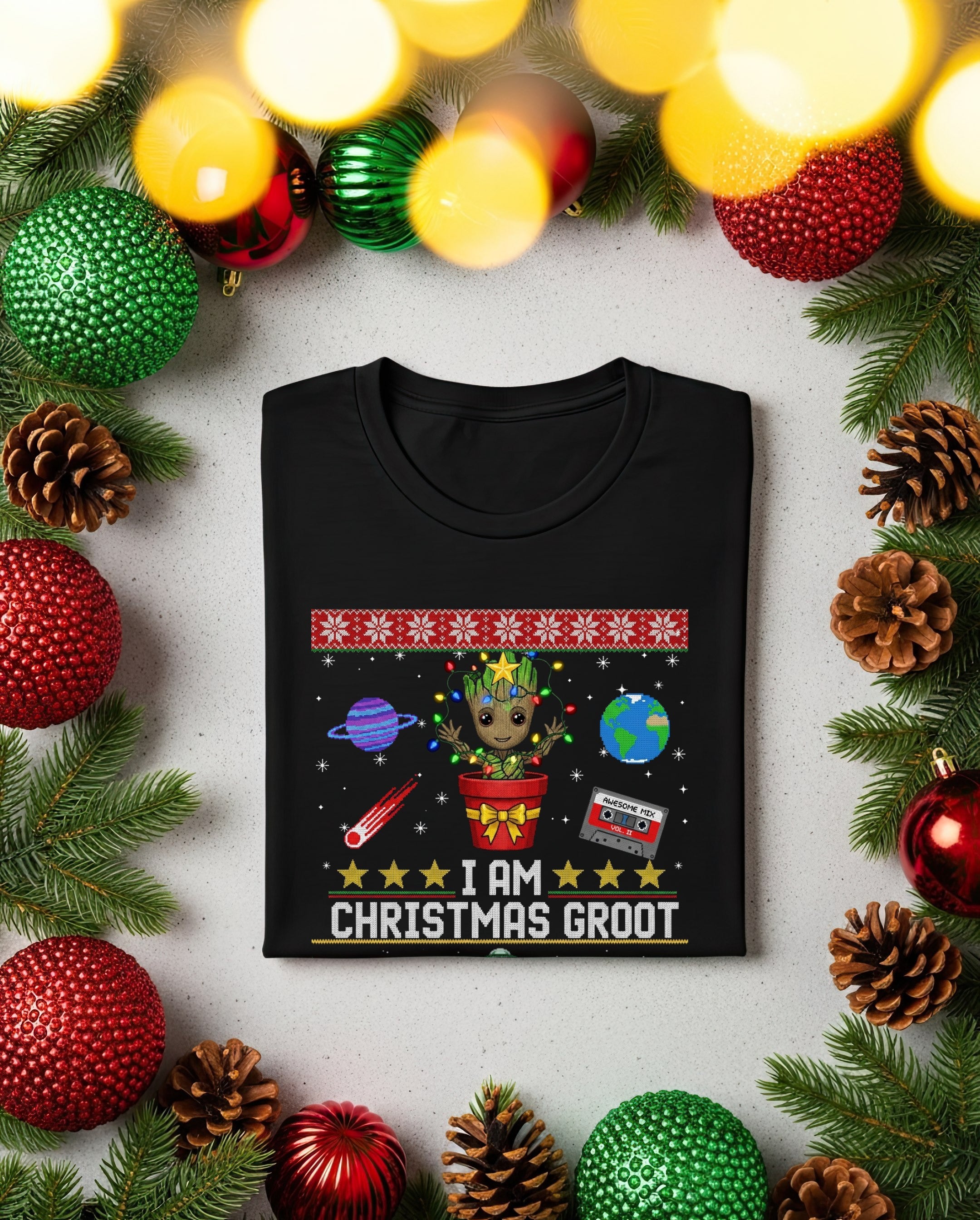 Playera I'M CHRISTMAS GROOT