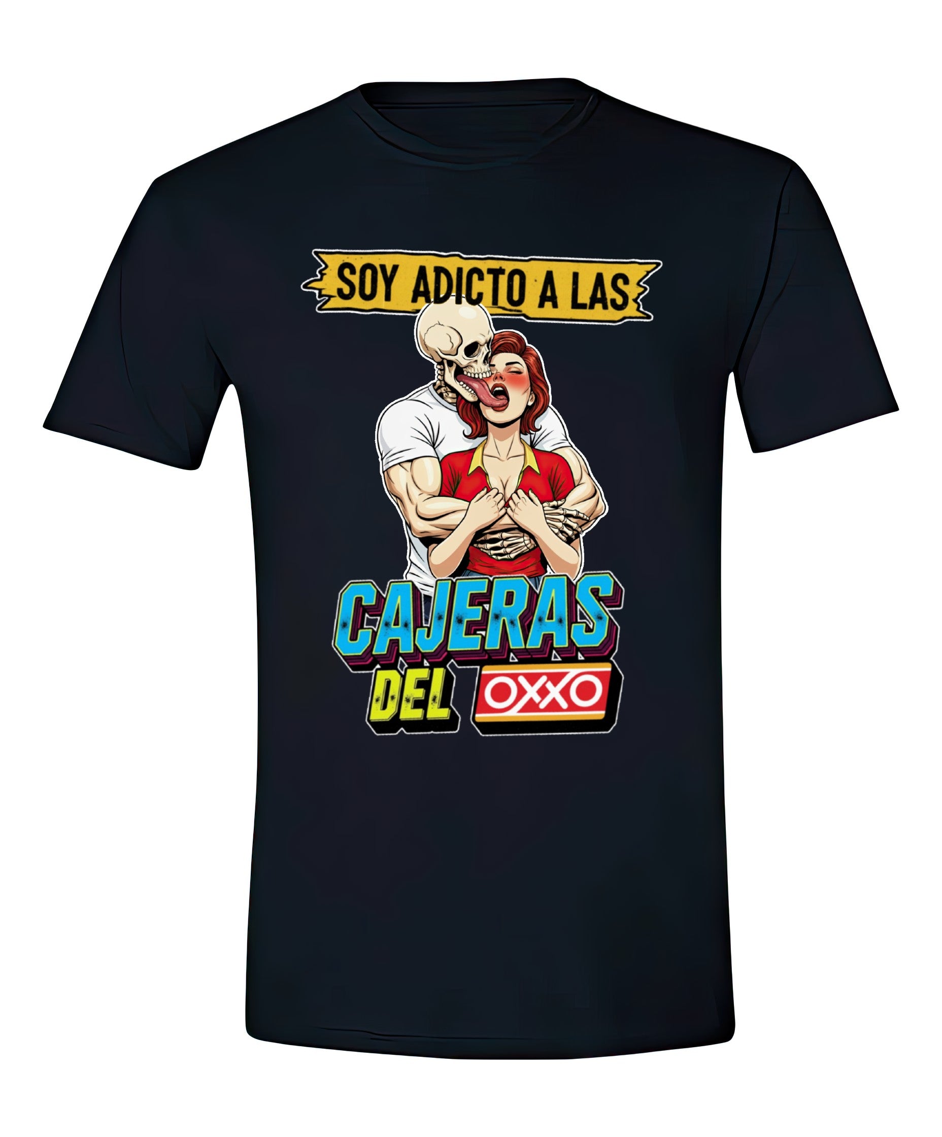 Playera Adicto a las cajeras del OXXO