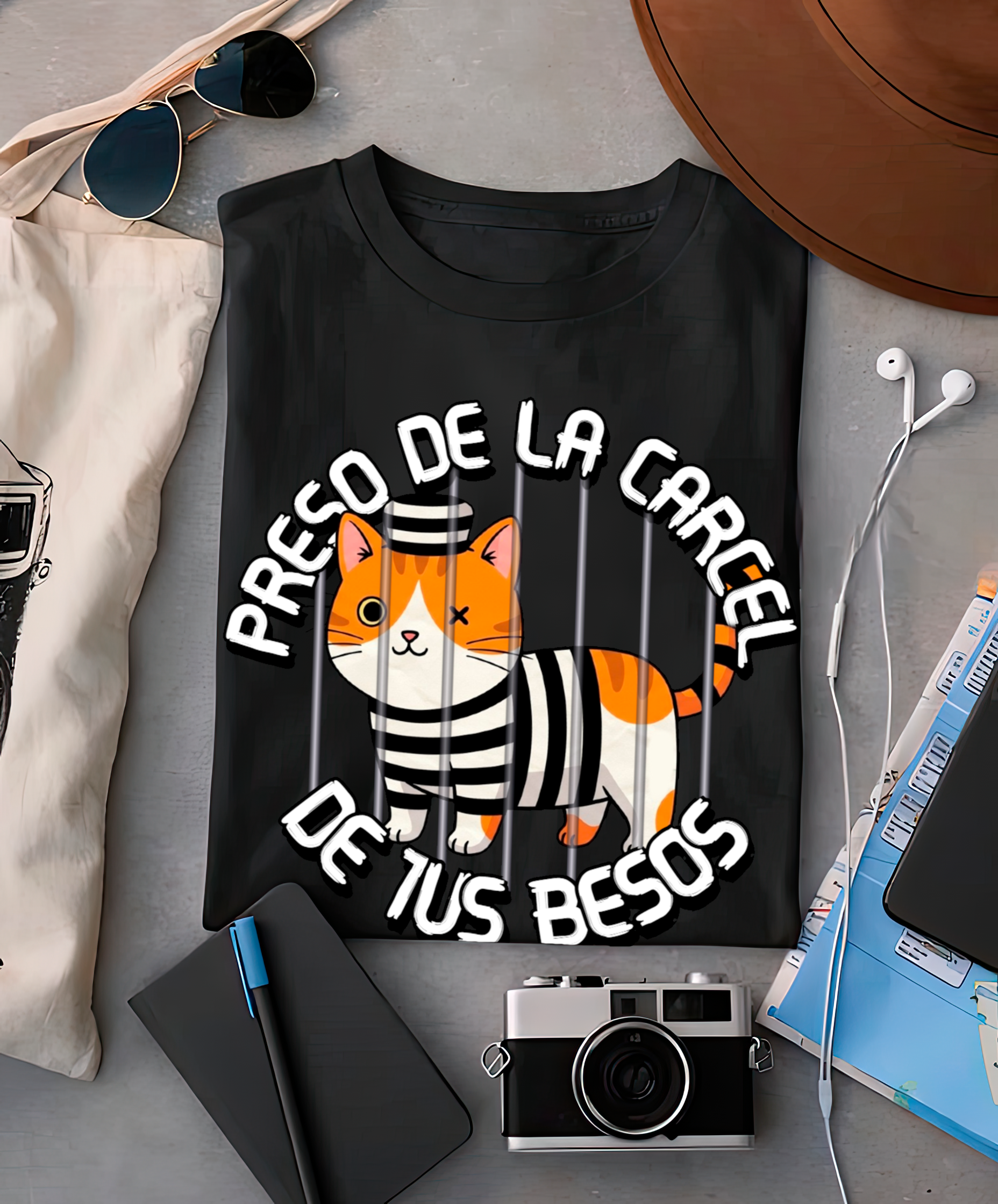 Playera Preso de la carcel de tus besos