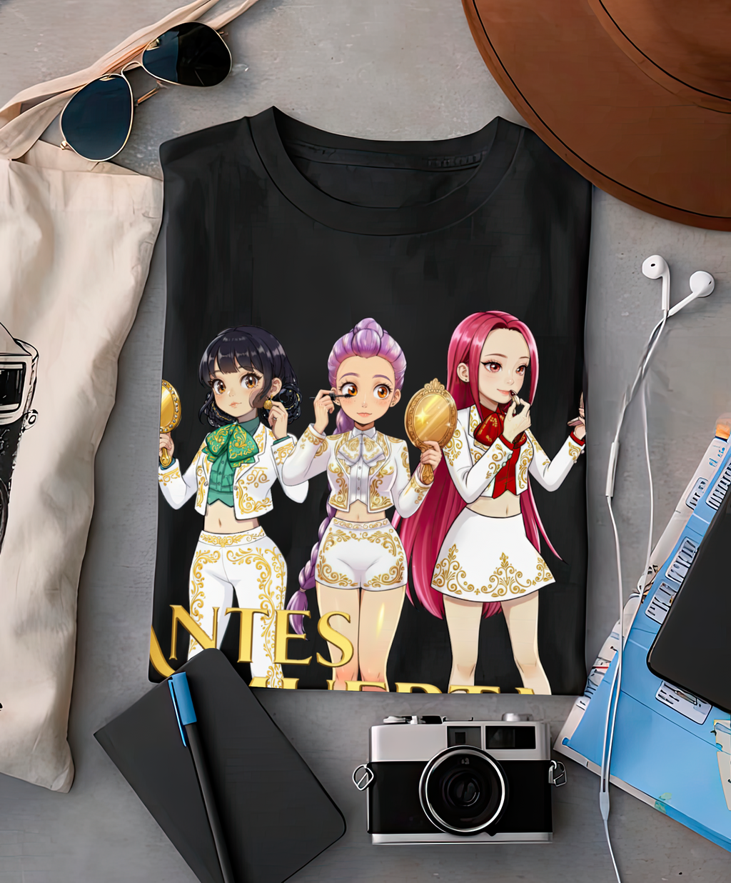 Playera Antes muerta que sencilla Plateada