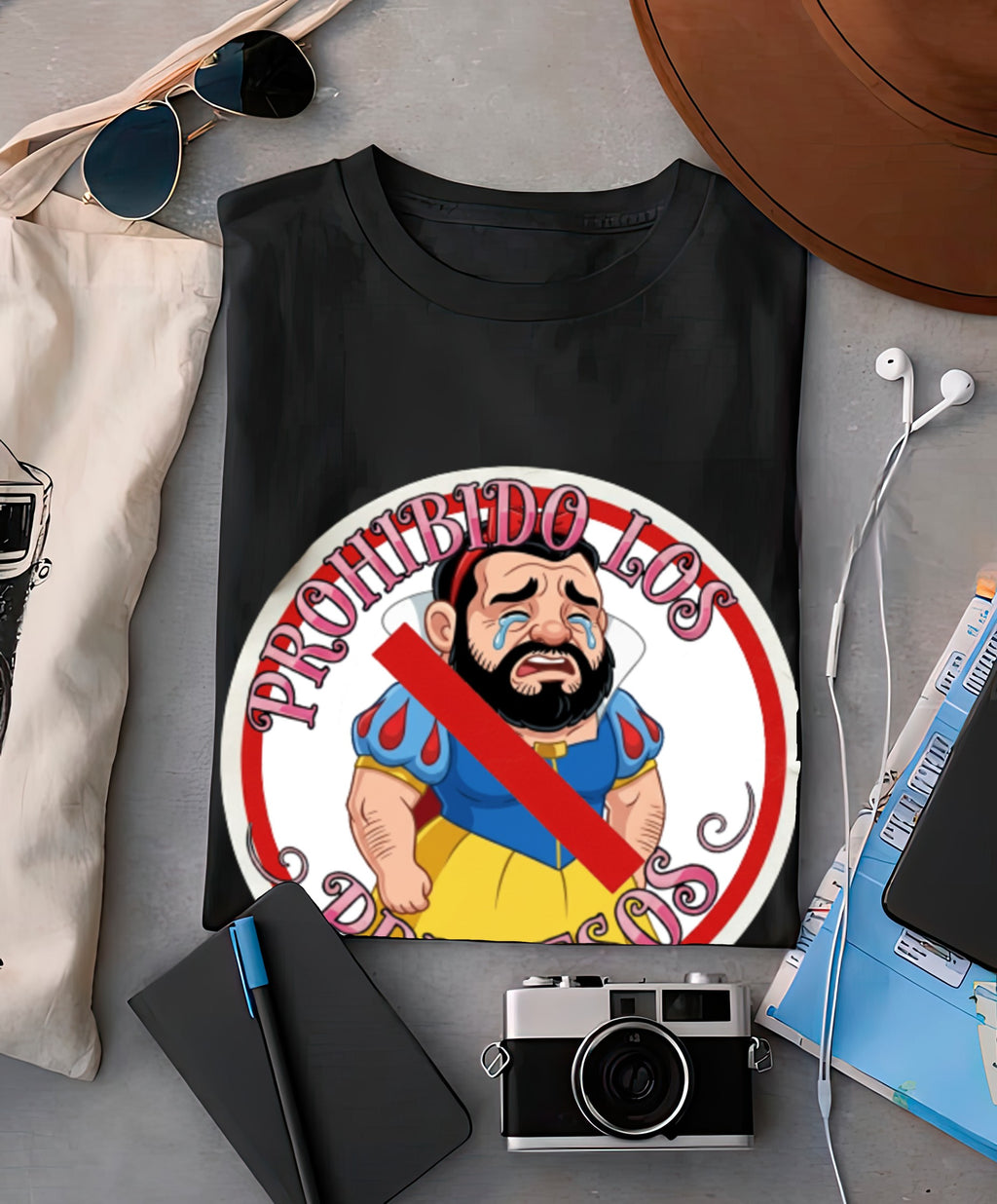 Playera PROHIBIDO LOS PRINCESOS
