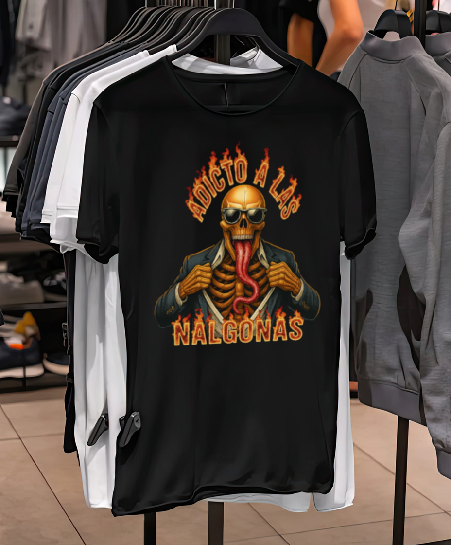 Playera Adicto a las nalgonas