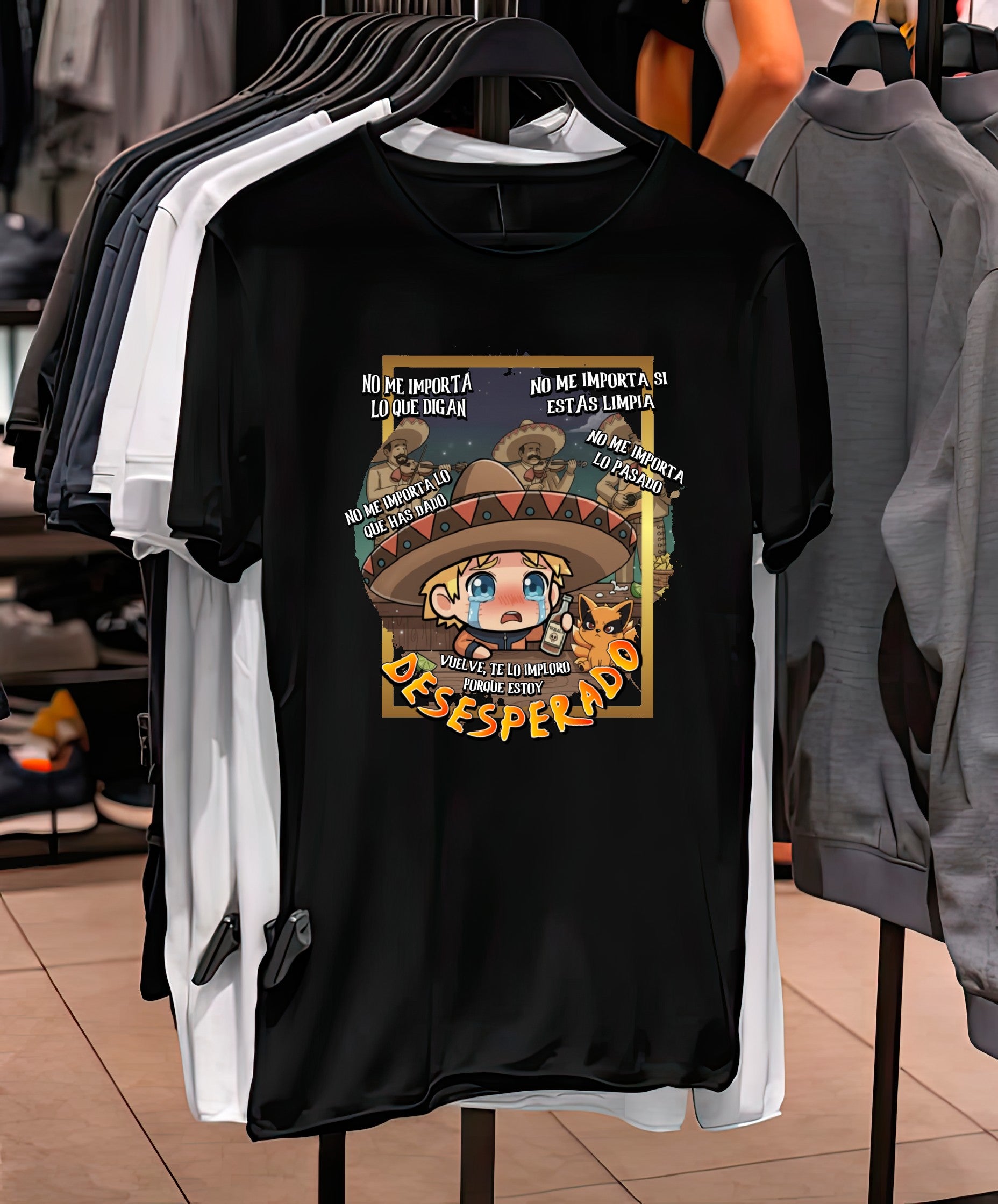 Playera VUELVE ESTOY DESESPERADO