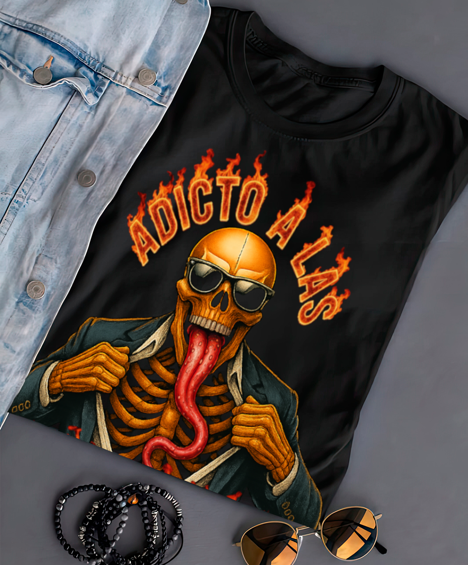 Playera Adicto a las nalgonas