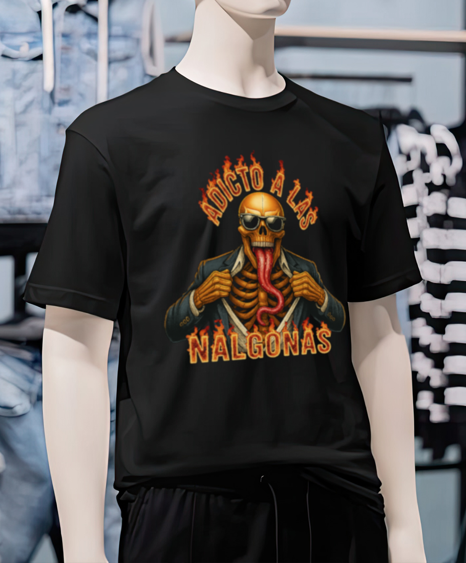 Playera Adicto a las nalgonas