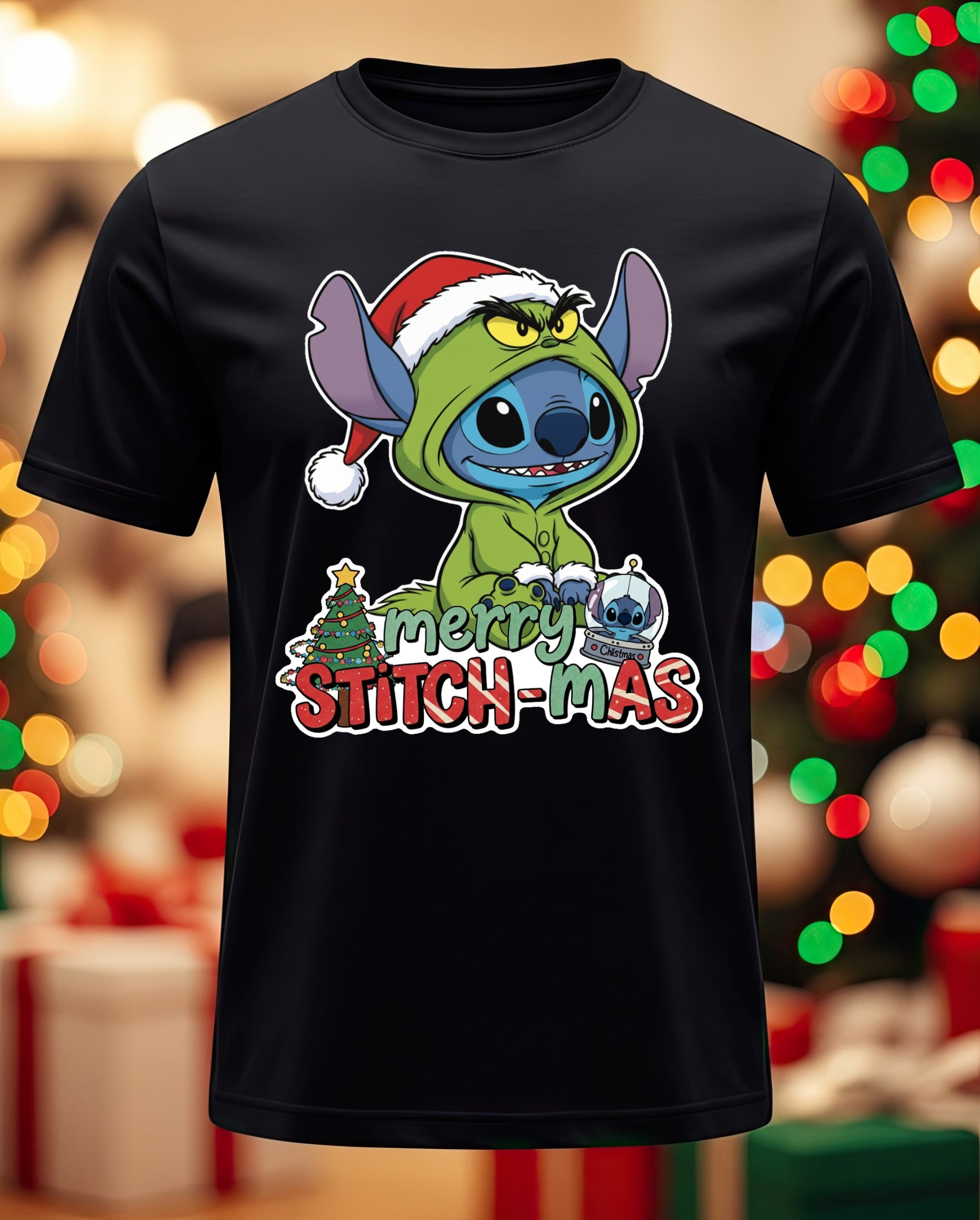 Playera MERRY STITCH-MAS