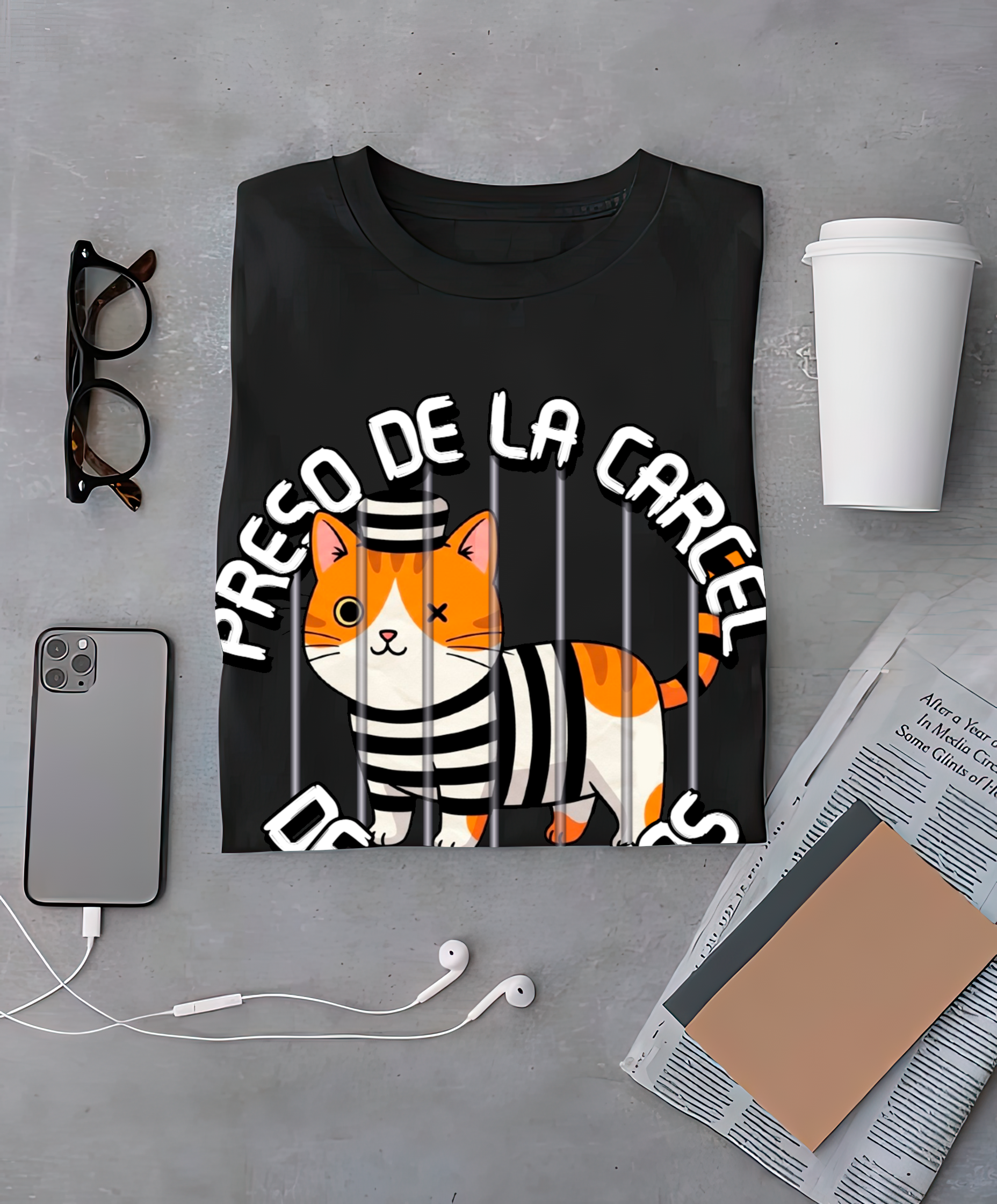 Playera Preso de la carcel de tus besos