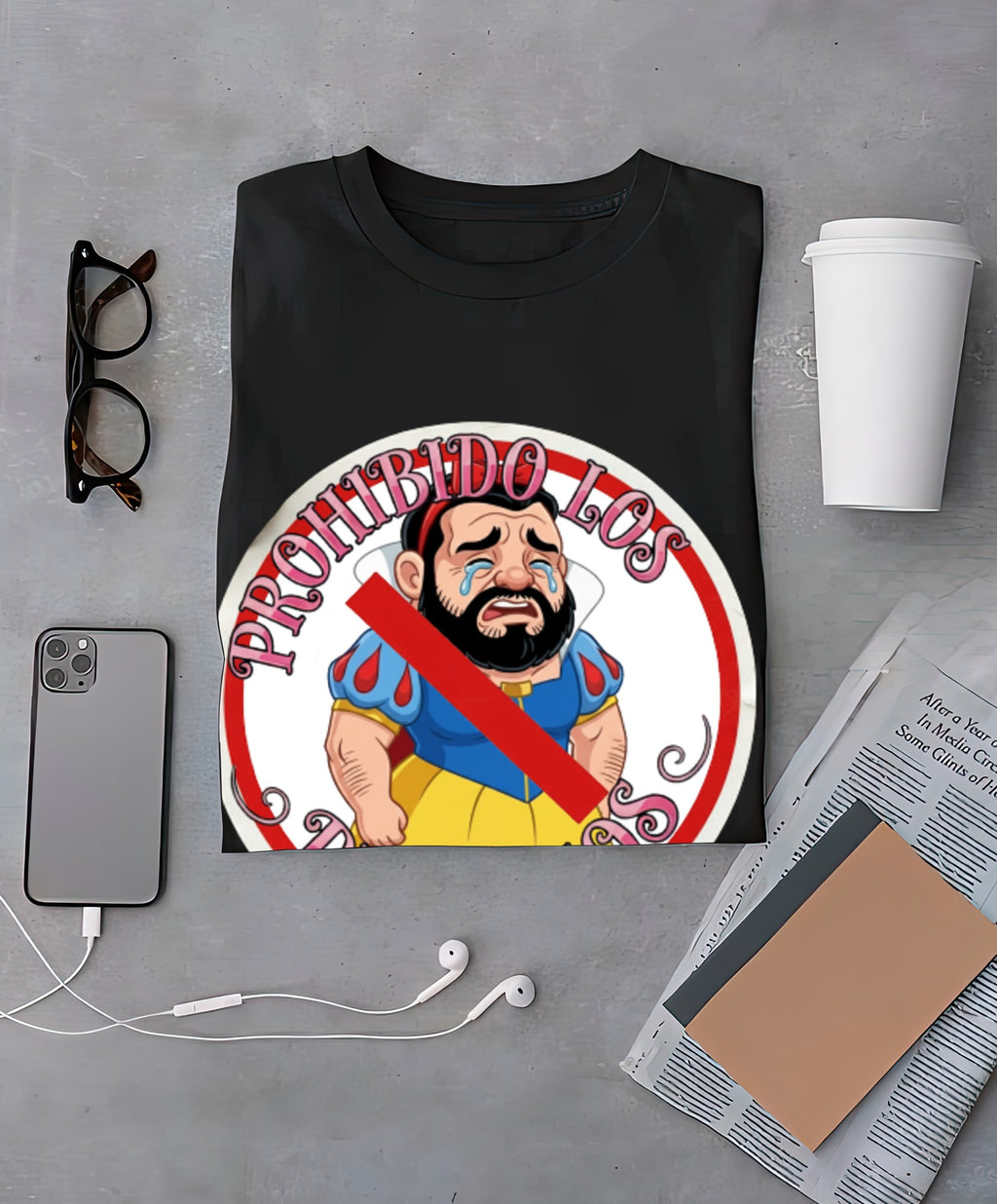 Playera PROHIBIDO LOS PRINCESOS