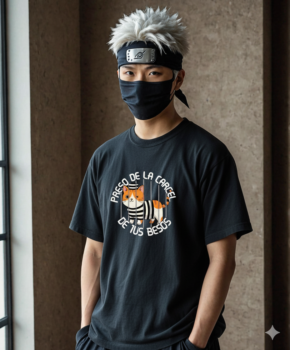 Playera Preso de la carcel de tus besos