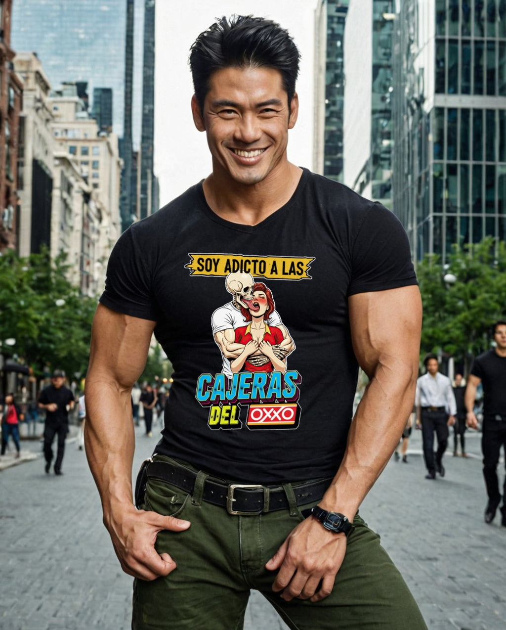 Playera Adicto a las cajeras del OXXO