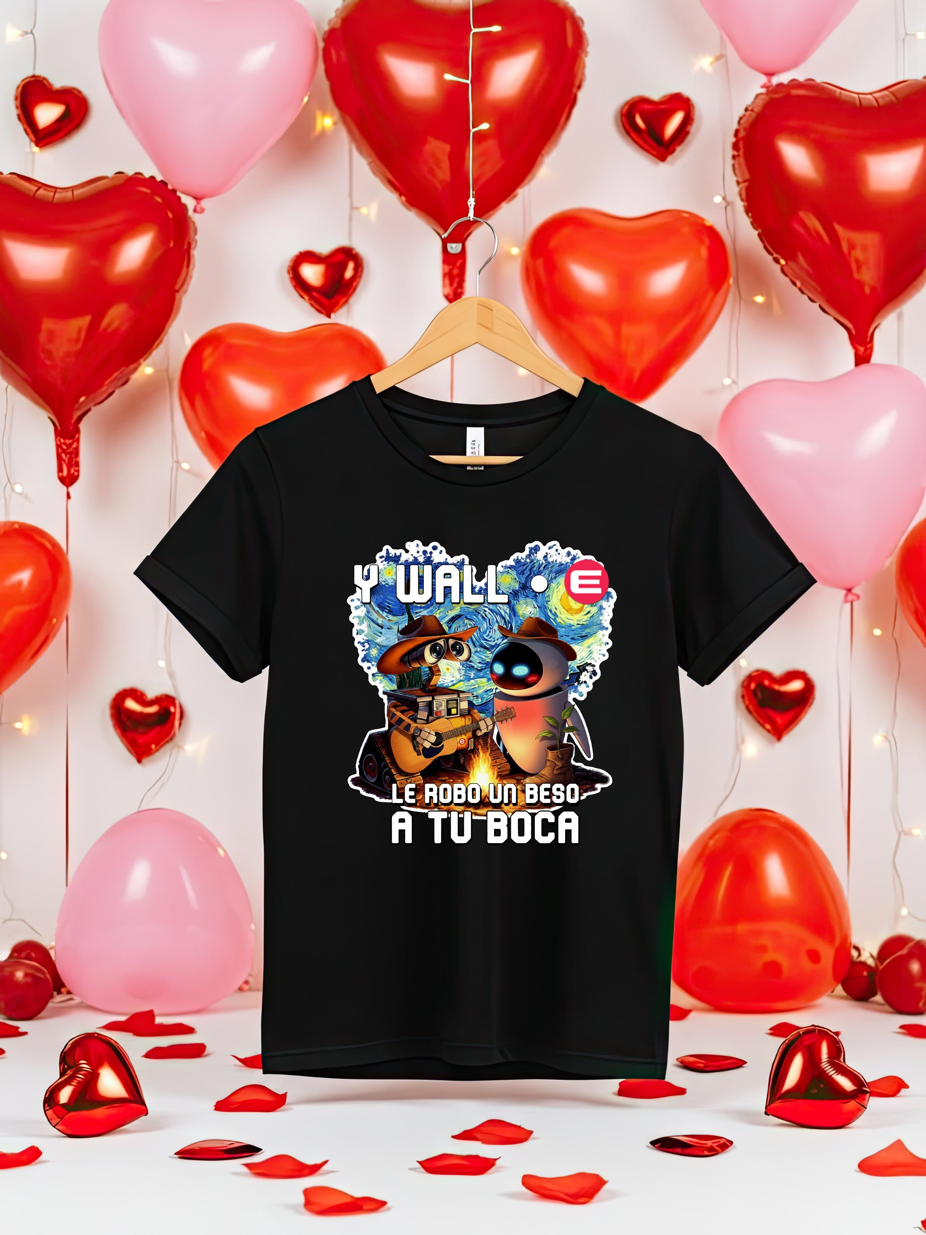 Playera Y WALLE ROBO UN BESO