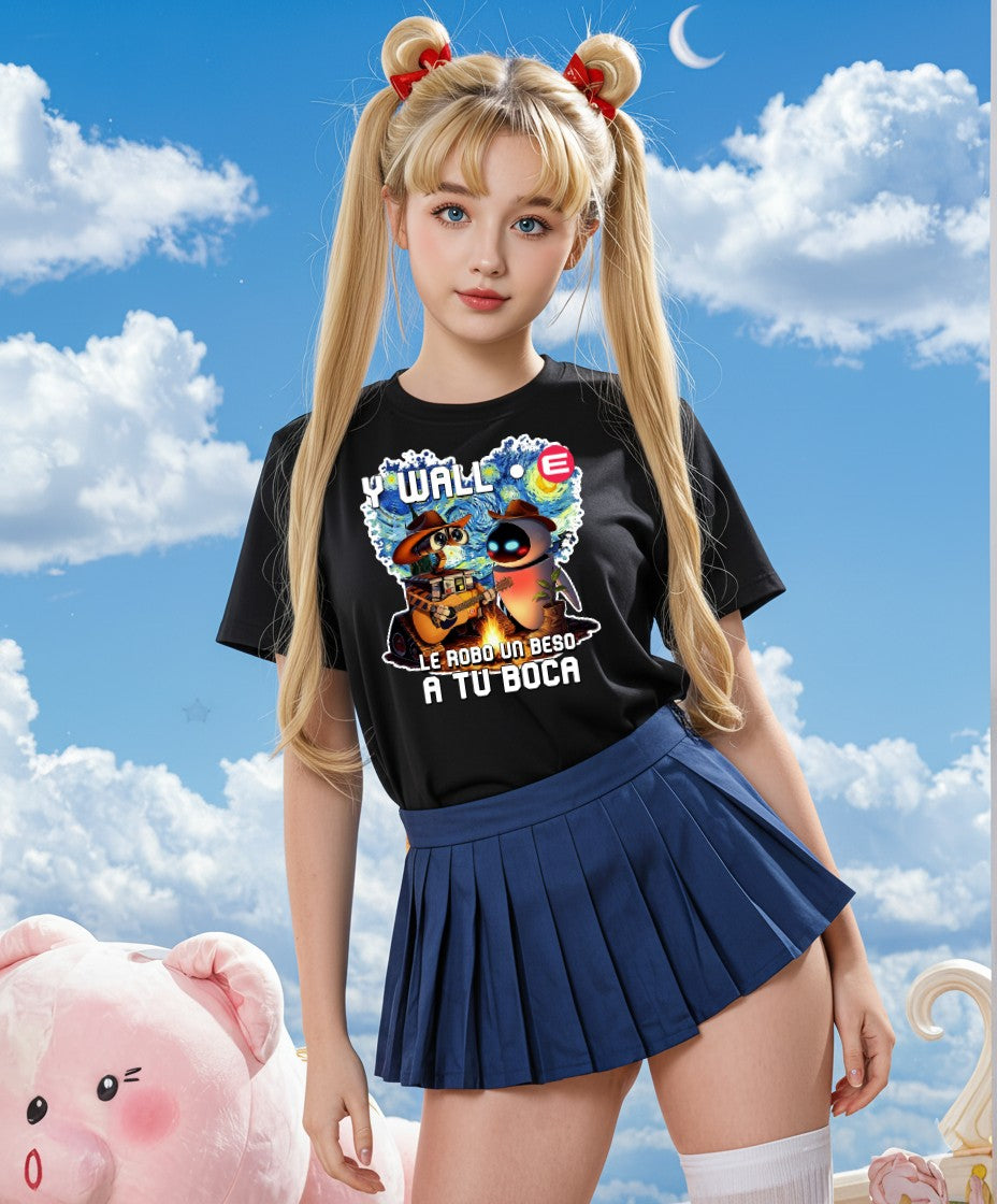 Playera Y WALLE ROBO UN BESO