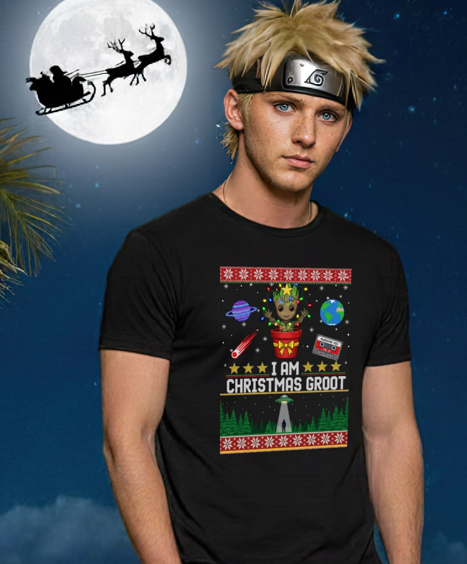 Playera I'M CHRISTMAS GROOT