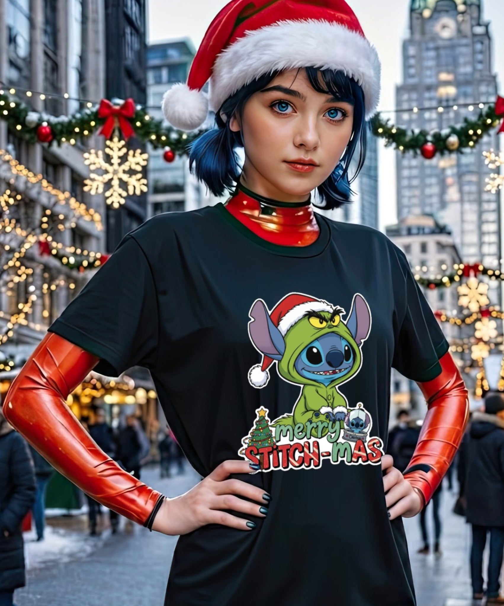 Playera MERRY STITCH-MAS